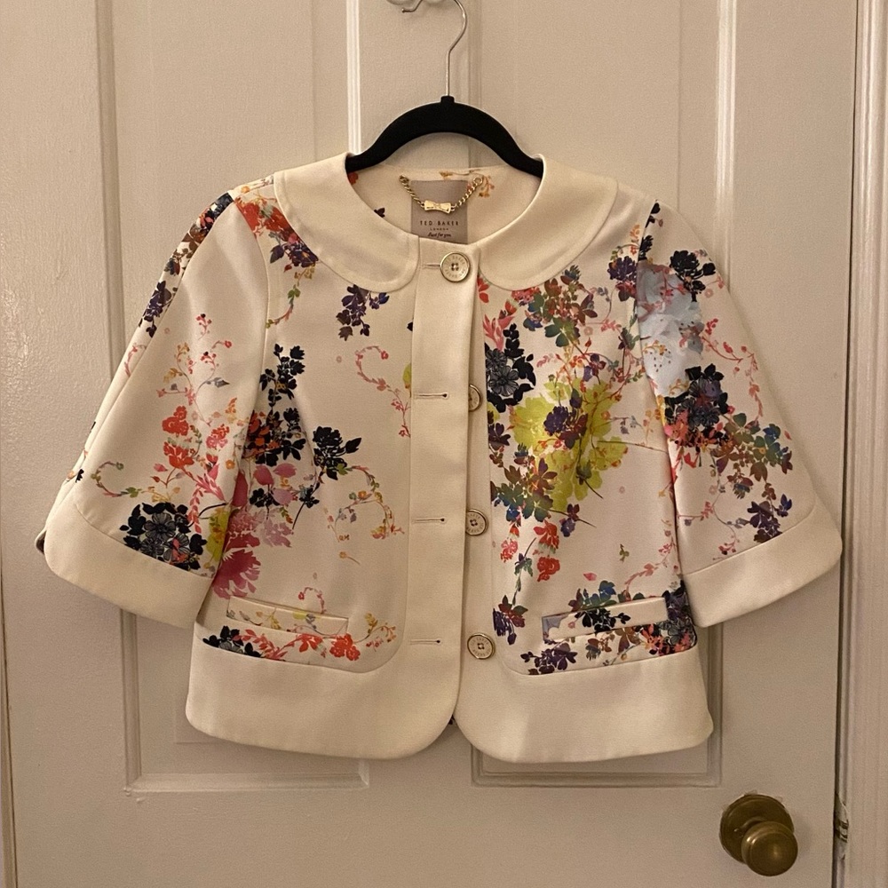 Ted Baker Floral Crop Jacket